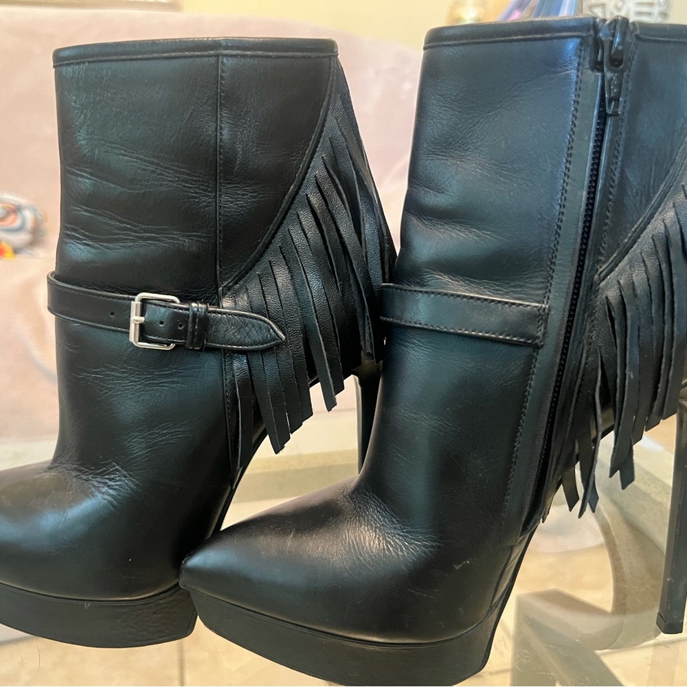 Saint Laurent black  boots size 36 US size 6